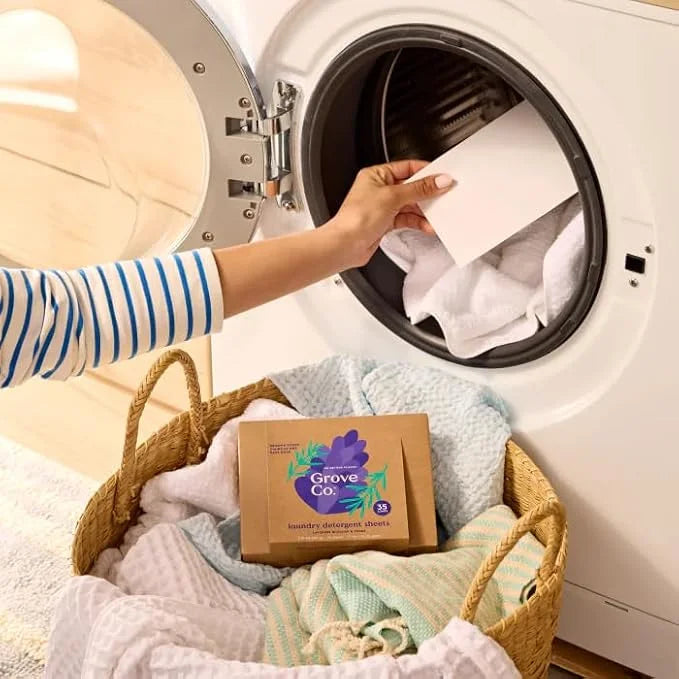 Grove Co. Laundry Detergent Sheets, 35 Loads, Free & Clear