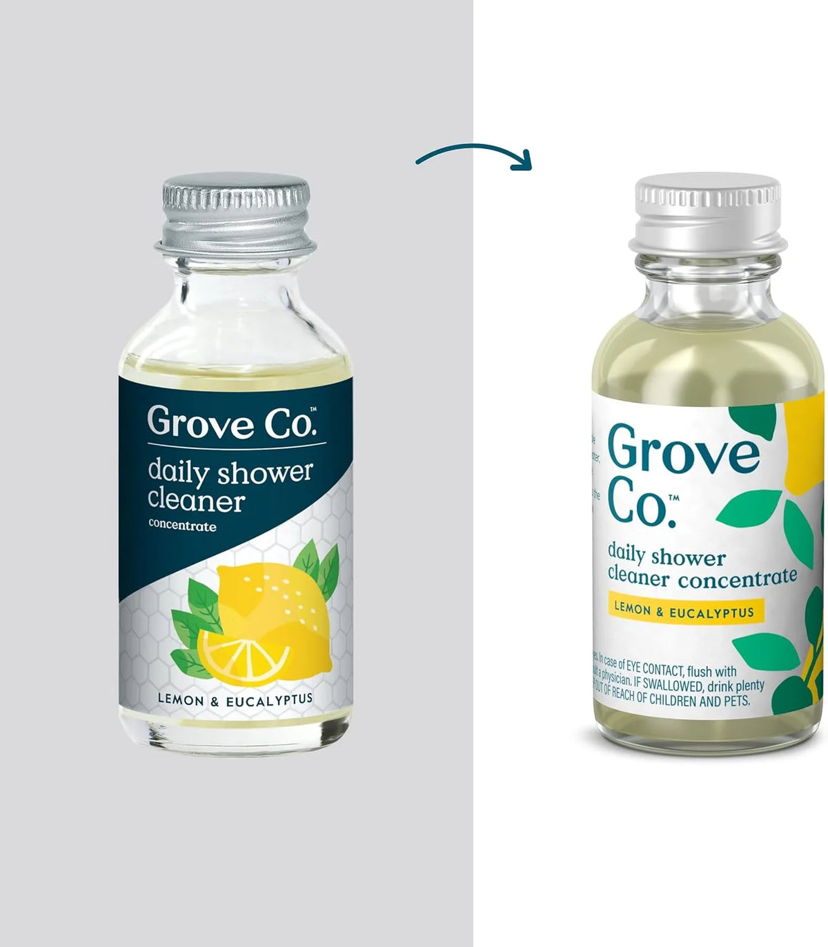 Grove Co. Daily Shower Cleaner Refill Concentrate (2 x 1 fl oz)