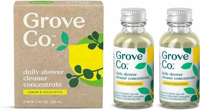 Grove Co. Daily Shower Cleaner Refill Concentrate (2 x 1 fl oz)