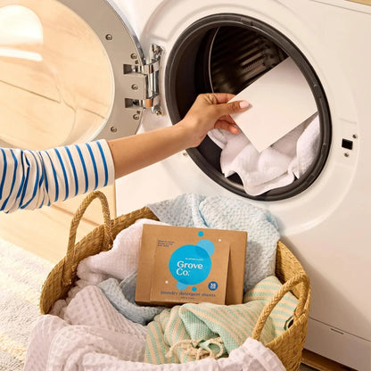 Grove Co. Laundry Detergent Sheets, 35 Loads, Free & Clear