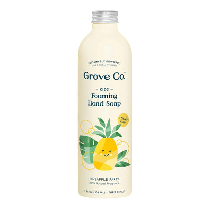 Grove Co. Foaming Hand Soap Refills, Unscented, 2 x 12 oz