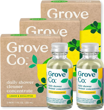 Grove Co. Daily Shower Cleaner Refill Concentrate (2 x 1 fl oz)