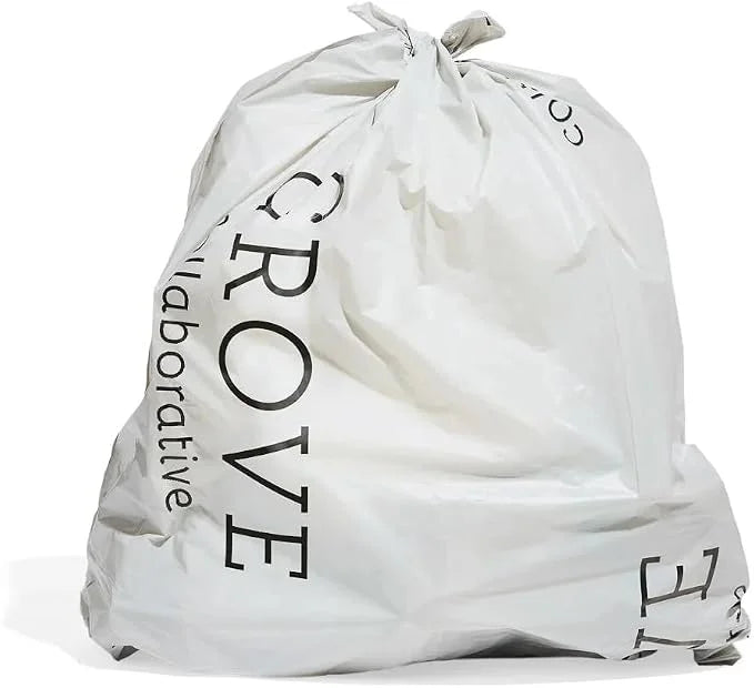 Grove Co. 100% Recycled Plastic Small Trash Bags, 4 Gallon, 20 Count