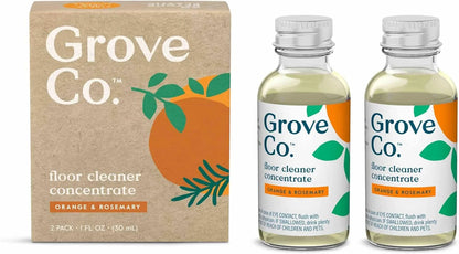 Grove Co. Floor Cleaner, 6 x 1 fl oz (Pack of 6), Orange & Rosemary
