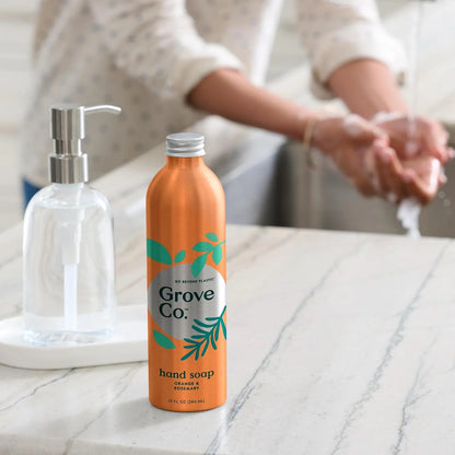 Grove Co. Gel Hand Soap Refill, Lavender Blossom & Thyme, 3 x 13 fl oz