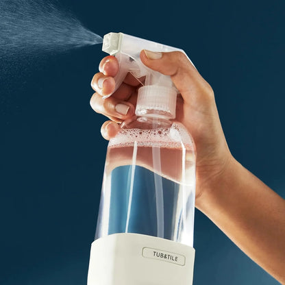 Grove Co. Refillable Glass Spray Bottle for Cleaning, 16 oz, White