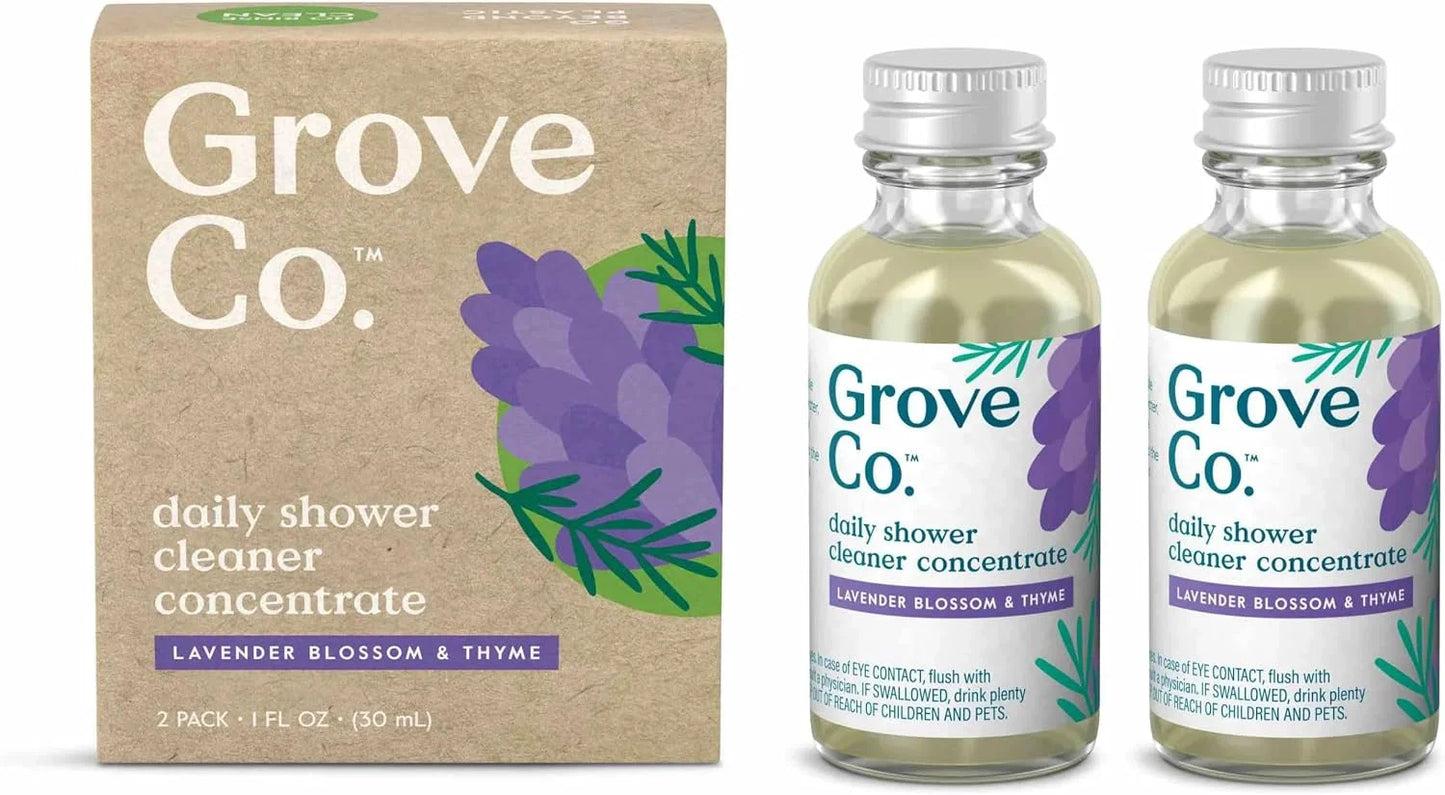 Grove Co. Daily Shower Cleaner Refill Concentrate (2 x 1 fl oz)