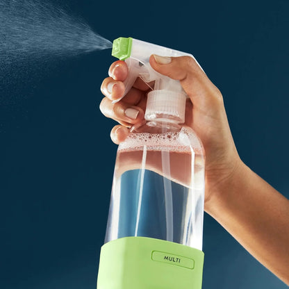 Grove Co. Refillable Glass Spray Bottle for Cleaning, 16 oz, White