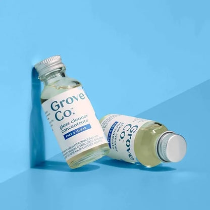 Grove Co. Glass Cleaner Concentrate, 2 x 1fl oz Refills, Sea Spray