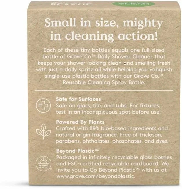 Grove Co. Daily Shower Cleaner Refill Concentrate (2 x 1 fl oz)