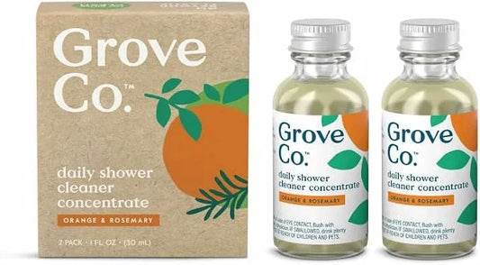 Grove Co. Daily Shower Cleaner Refill Concentrate (2 x 1 fl oz)
