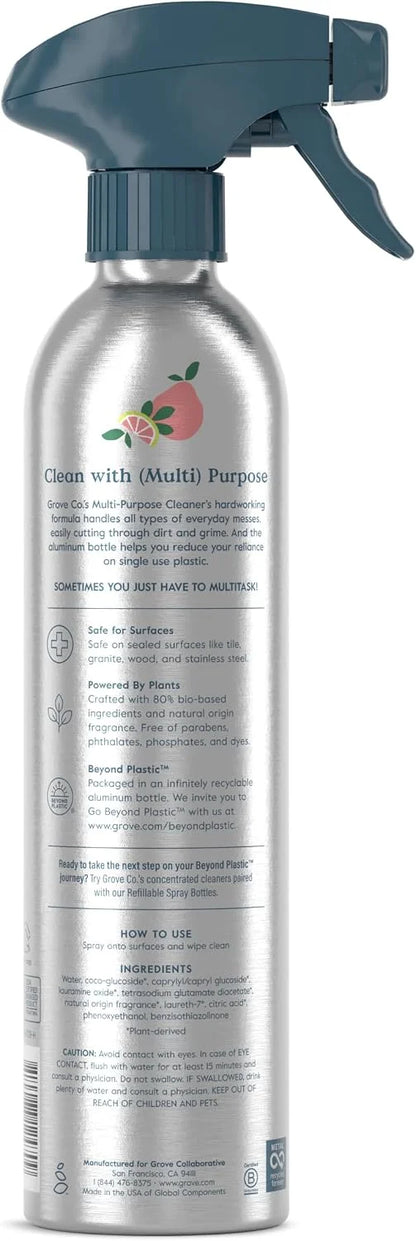 Grove Co. Multi-Purpose Cleaner Spray, Cactus Water & Aloe, 16 Fl Oz