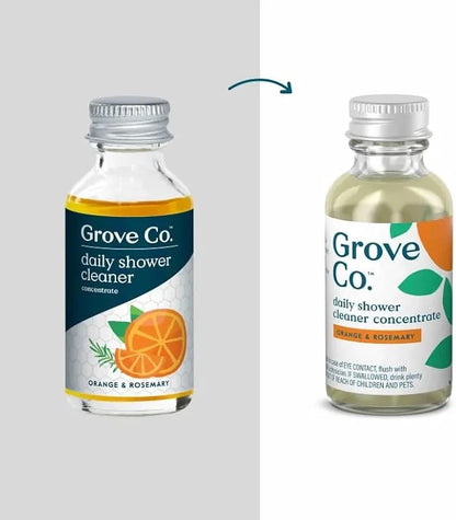 Grove Co. Daily Shower Cleaner Refill Concentrate (2 x 1 fl oz)