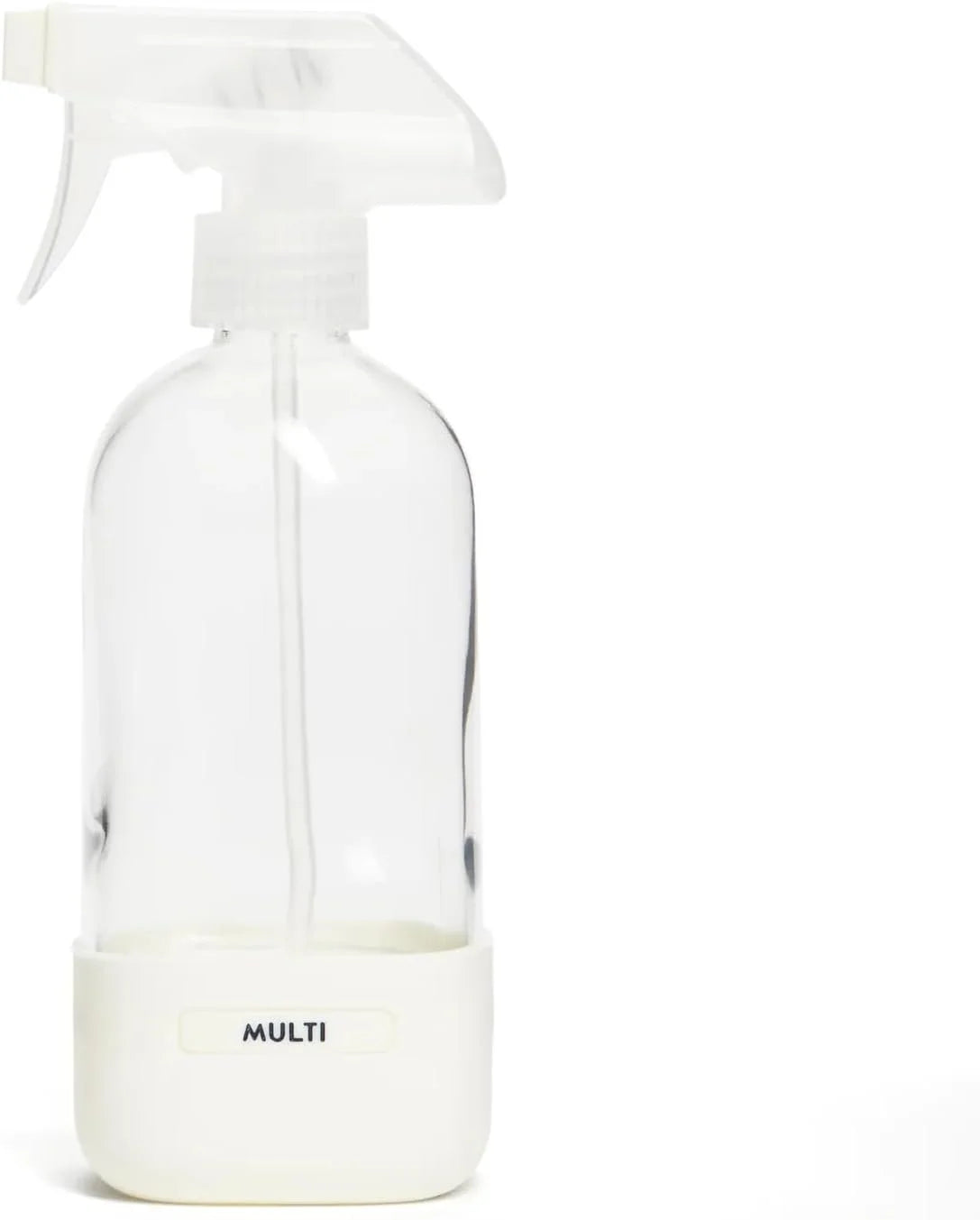 Grove Co. Refillable Glass Spray Bottle for Cleaning, 16 oz, White