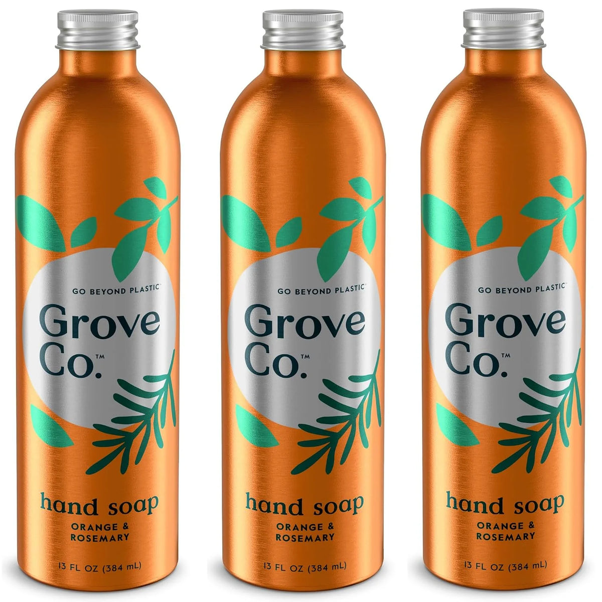 Grove Co. Gel Hand Soap Refill, Lavender Blossom & Thyme, 3 x 13 fl oz