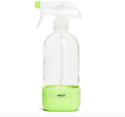 Grove Co. Refillable Glass Spray Bottle for Cleaning, 16 oz, White