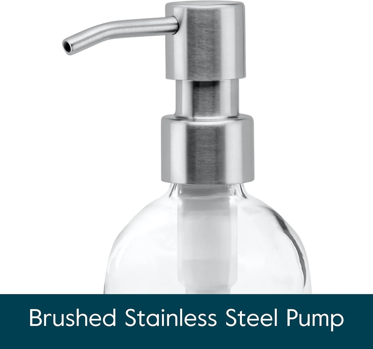 Grove Co. Gel Hand Soap Dispenser, 2 x 13.5 oz Glass Bottles