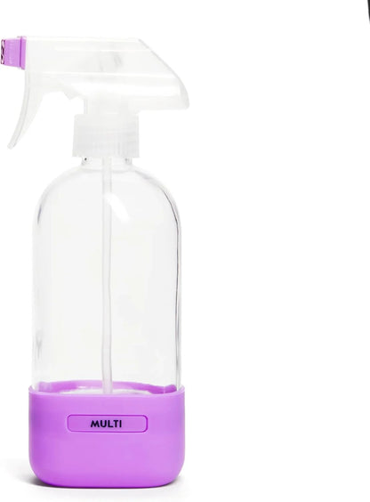 Grove Co. Refillable Glass Spray Bottle for Cleaning, 16 oz, White