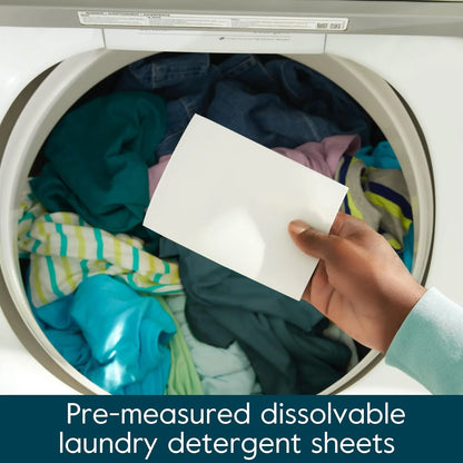 Grove Co. Laundry Detergent Sheets, 2 Pack, 64 Loads, Unscented